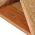 Mesa auxiliar madera maciza de acacia 35x35x55