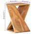 Mesa auxiliar madera maciza de acacia 35x35x55