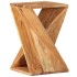 Mesa auxiliar madera maciza de acacia 35x35x55