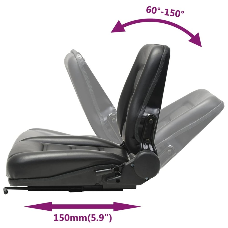 Asiento de máquina elevadora y tractor respaldo ajustable