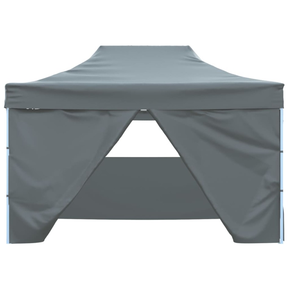 Carpa pleglable Pop-up con 4 paredes 3x4,5 m gris