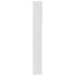 Armario de lavadora madera contrachapada blanco 64x25,5x190