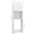 Armario de lavadora madera contrachapada blanco 64x25,5x190