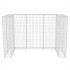Gavión doble para cubo de basura acero 180x100x120