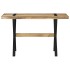 Mesa de comedor madera de mango rugosa 120x60x76