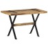 Mesa de comedor madera de mango rugosa 120x60x76