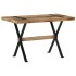 Mesa de comedor madera de mango rugosa 120x60x76