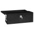 Caja de almacenaje de aluminio negro 60x23,5x23