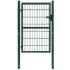 Cancela de valla 2D individual verde 106x230