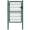 Cancela de valla 2D individual verde 106x230 cm