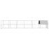 Jaula gallinero de exterior de acero galvanizado 3x12x2