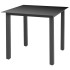 Set comedor de jardín 3 pzas con cojines ratán sintético