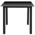 Set comedor de jardín 3 pzas con cojines ratán sintético