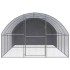 Gallinero de exterior de acero galvanizado 3x4x2