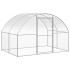 Gallinero de exterior de acero galvanizado 3x4x2