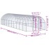 Gallinero de exterior de acero galvanizado 3x10x2
