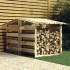 Pérgolas con techo 2 uds madera pino impregnada 100x90x100