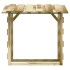 Pérgolas con techo 2 uds madera pino impregnada 100x90x100