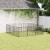 Corralito para perros con 12 paneles acero galvanizado