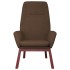 Sillón de relax con taburete tela