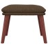 Sillón de relax con taburete tela