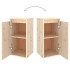 Muebles para TV 2 piezas madera maciza de