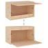 Conjunto de muebles de TV 5 piezas madera maciza de