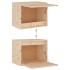 Muebles para TV 5 piezas madera maciza de