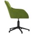 Sillas de comedor giratorias 2 unidades terciopelo verde