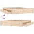 Estructura de cama con cajones 140x190