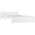 Estructura de cama con cajones blanco 140x200
