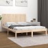 Estructura de cama madera maciza 180x200