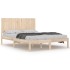 Estructura de cama madera maciza 180x200