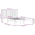 Estructura de cama madera maciza 180x200