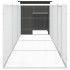Jaula de gallinas acero galvanizado antracita 400x91x100