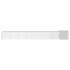 Gallinero de acero galvanizado gris 700x91x100