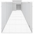 Gallinero de acero galvanizado gris 700x91x100