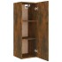 Set de muebles de TV 4 pzas madera contrachapada roble