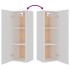 Set de muebles para TV 4 piezas madera contrachapada