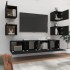 Set de muebles para TV 6 piezas madera contrachapada