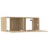 Set de muebles para TV 5 pzas madera contrachapada roble