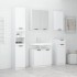 Juego de armarios de baño 5 piezas madera contrachapada