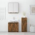 Set de muebles baño 3 pzas madera contrachapada roble