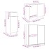 Set de muebles baño 3 pzas madera contrachapada roble