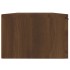 Armarios de pared 2 uds contrachapada marrón roble 68x30x20