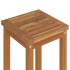 Juego muebles de bar para jardín 5 pzas madera maciza de