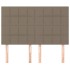 Cabeceros 4 unidades tela gris taupe 72x5x78/88