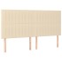 Cabeceros 4 unidades de tela color crema 90x5x78/88