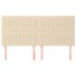 Cabeceros 4 unidades de tela color crema 90x5x78/88