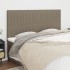 Cabeceros 4 unidades de tela gris taupe 100x5x78/88